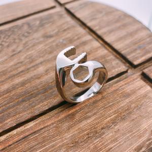 Stainless steel wrench design ring