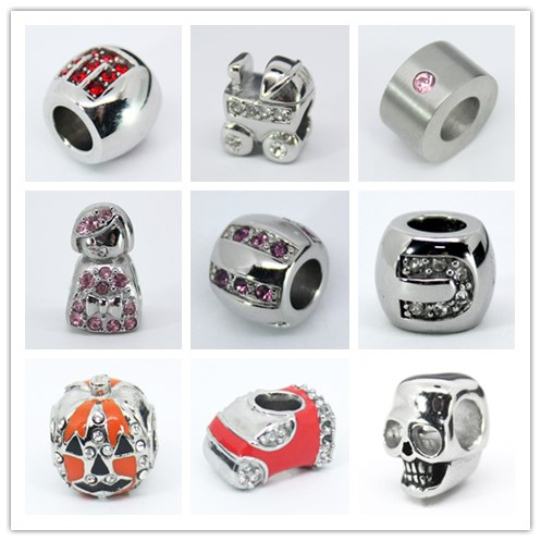 Stainless steel jewerly bead